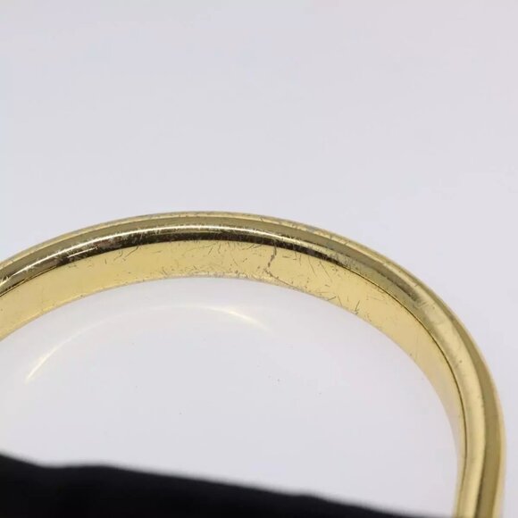 PRADA Hand Bag Nylon Navy Gold Auth JB052 - Picture 9 of 16